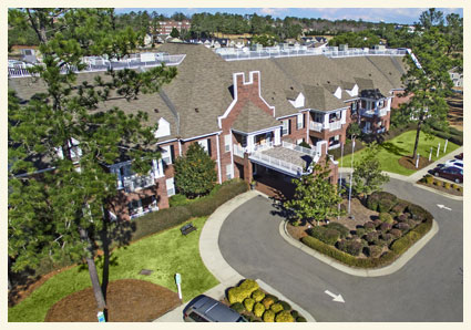 Top view of the Carolina Highlands Independent senior living